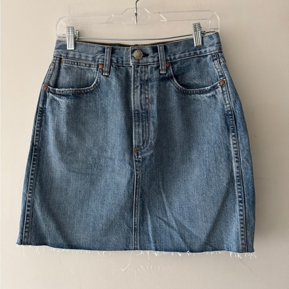 Rag & Bone Denim Moss Skirt Clean Levee - Picture 2 of 8